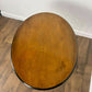 Victorian Mahogany Oval Tip Top Tripod Table (Top Secured in Fixed Position)
