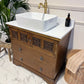 Traditional Bathroom Vintage Vanity Unit With Tap - Henry VII