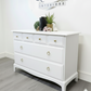 Stag minstrel chest of drawers in white