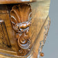 Good Quality Queen Anne Style Burr Walnut Serving Side Table