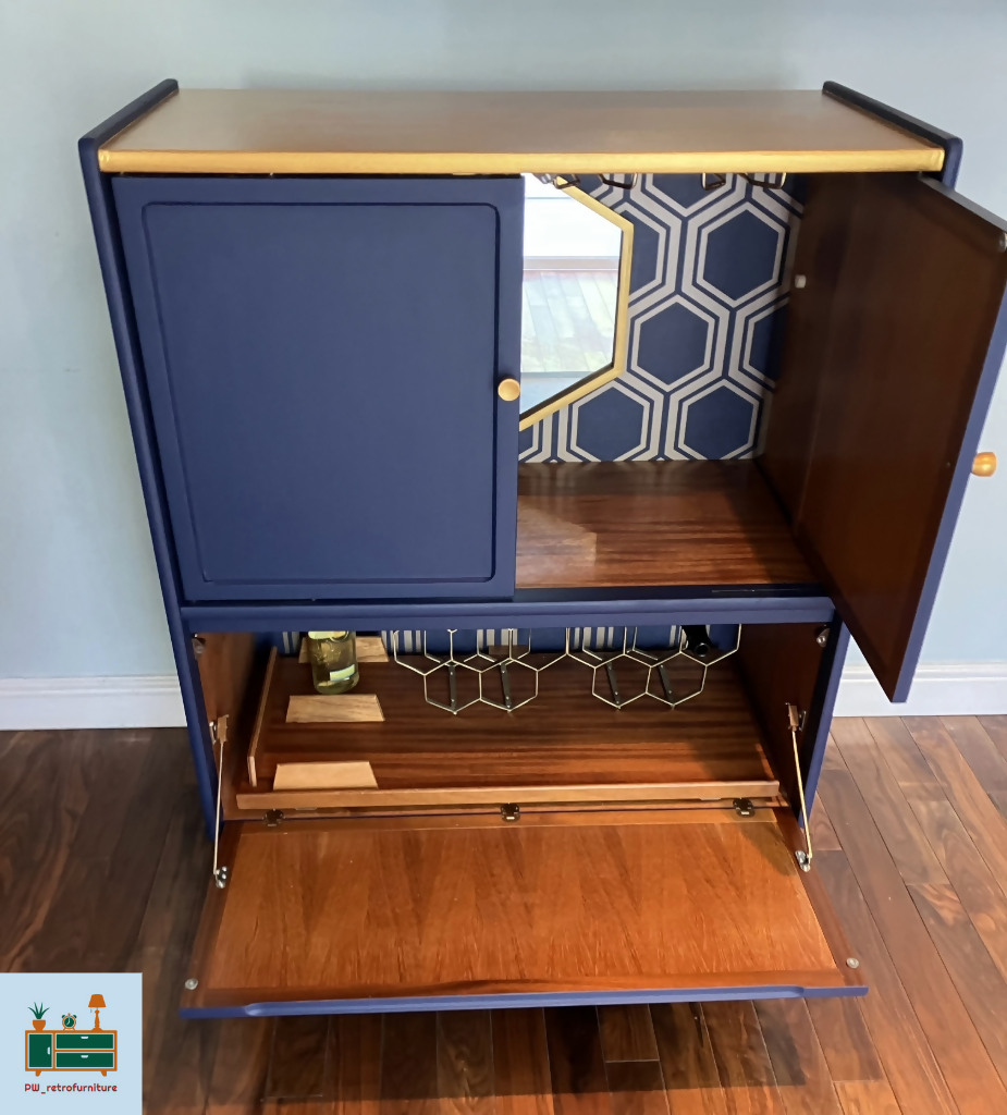 Nathan Squares Cocktail Cabinet