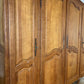 Wardrobe Vintage French Louis XVI Style Four Door Oak Carved Armoire LOT 6412