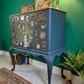 MADE TO ORDER - The Gallery of Curiosities - a bespoke drinks/whisky cabinet. Quirky and elegant!