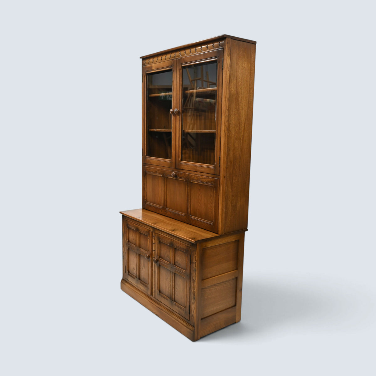 Ercol Mural Wall Unit Drinks Display Cabinets Golden Dawn FREE UK Delivery*