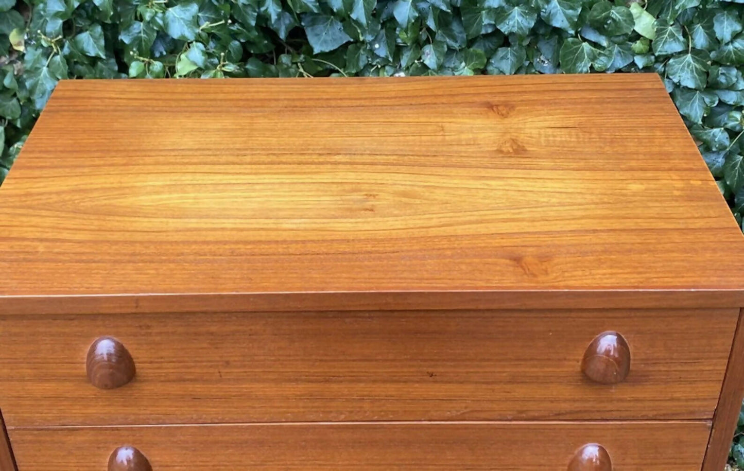 Vintage Tallboy Mid Century Danish Teak Dresser Chest Of Drawers