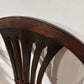 Set of Six Vintage Mahogany Dining Chairs - two of which are carvers.