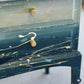 Hand-Painted Stag Sideboard with Captivating Sea Scene