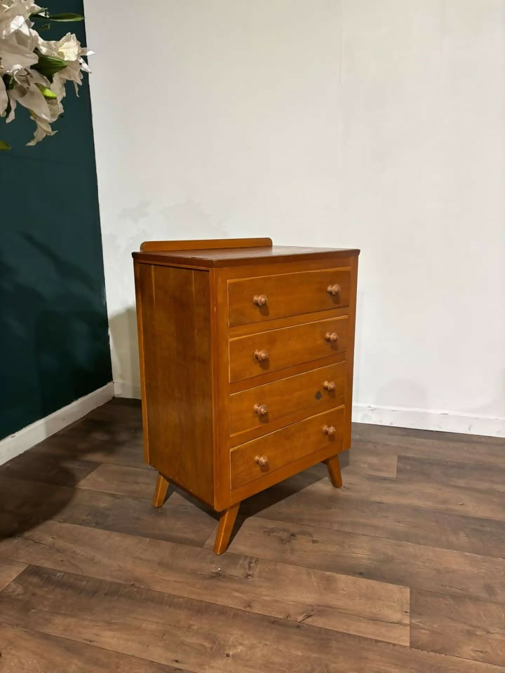 Mid Century Four Drawer Chestmm