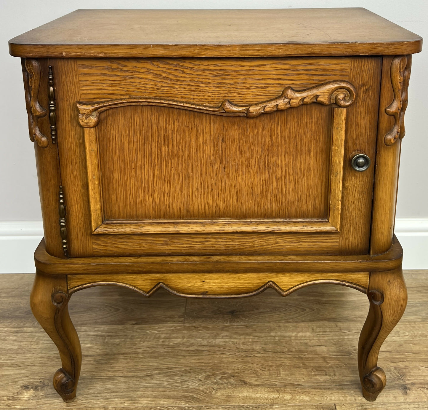 Pair of Bedside Tables Vintage French Louis XVI Nightstands Cabinets LOT 6365