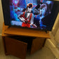 Mid Century G Plan Fresco Tv Stand Swivel Top Vinyl Storage Unit Teak