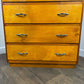 Mid Century Oak Veneer Five Drawer Bedroom Chest