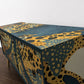 Midcentury Retro Painted Upcycled Sideboard Furniture White With Octopus Print. Commission Piece.
