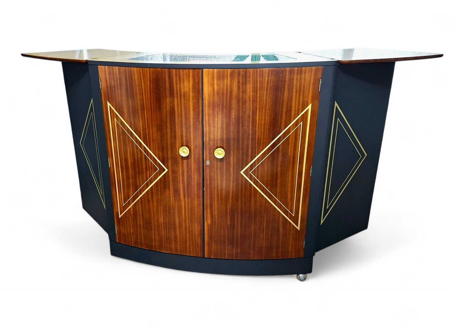 Mid Century "Turnidge of London" Cocktail Bar
