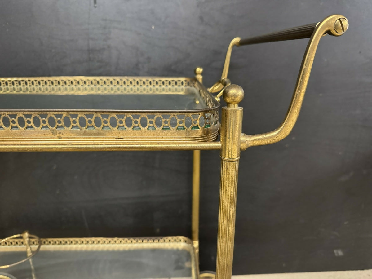 French Brass Cocktail Trolley
