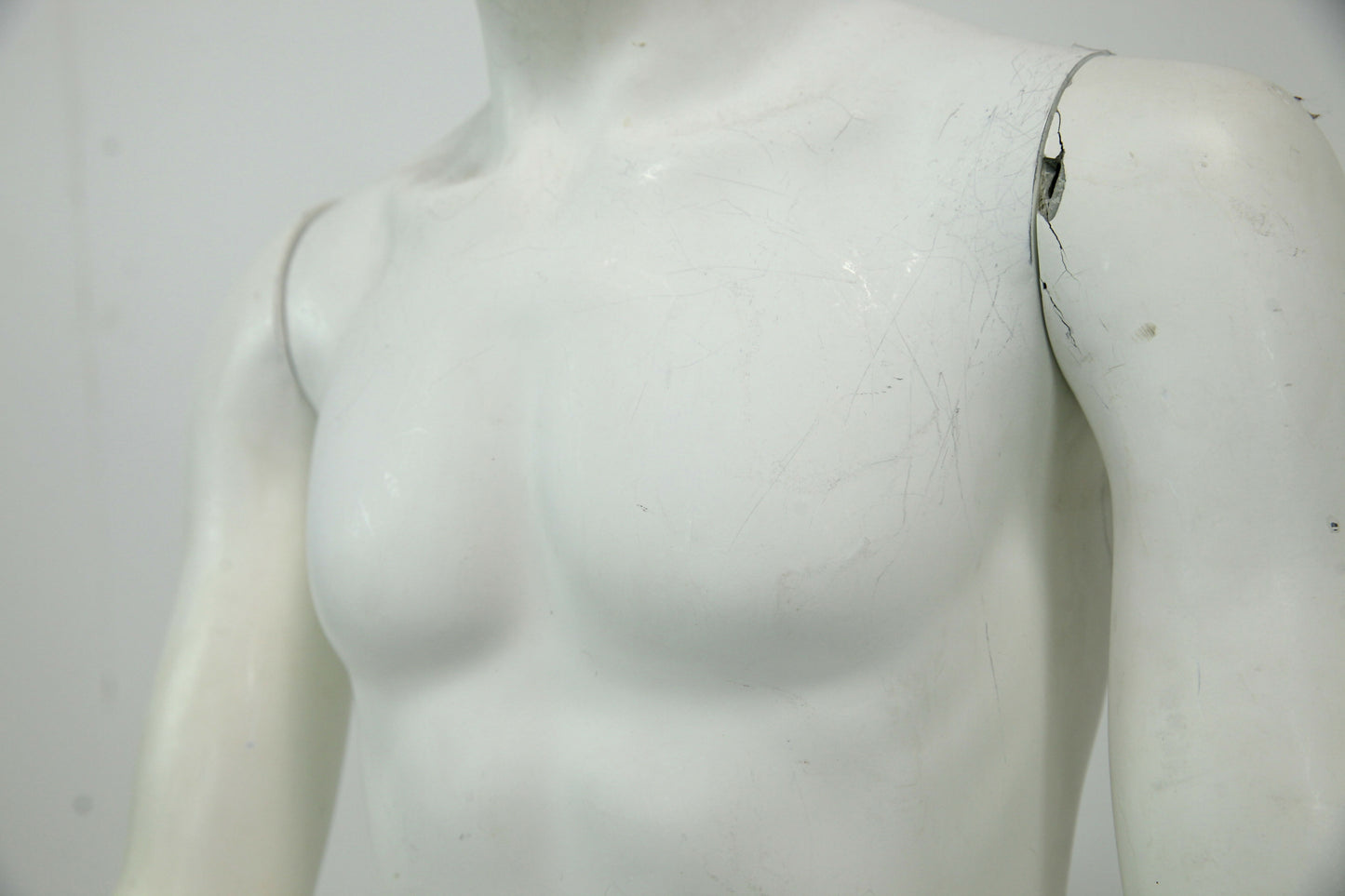 Male Mannequin With Chrome Stand Removable Arms FREE UK Delivery. SBR4734/1604XX