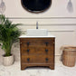 Vintage Vanity Unit Made to Order Vanity Unit Custom Made Bathroom Furniture Antique Traditional Bathroom Washstand Basin Unit