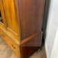 Edwardian Mahogany Triple Door Wardrobe