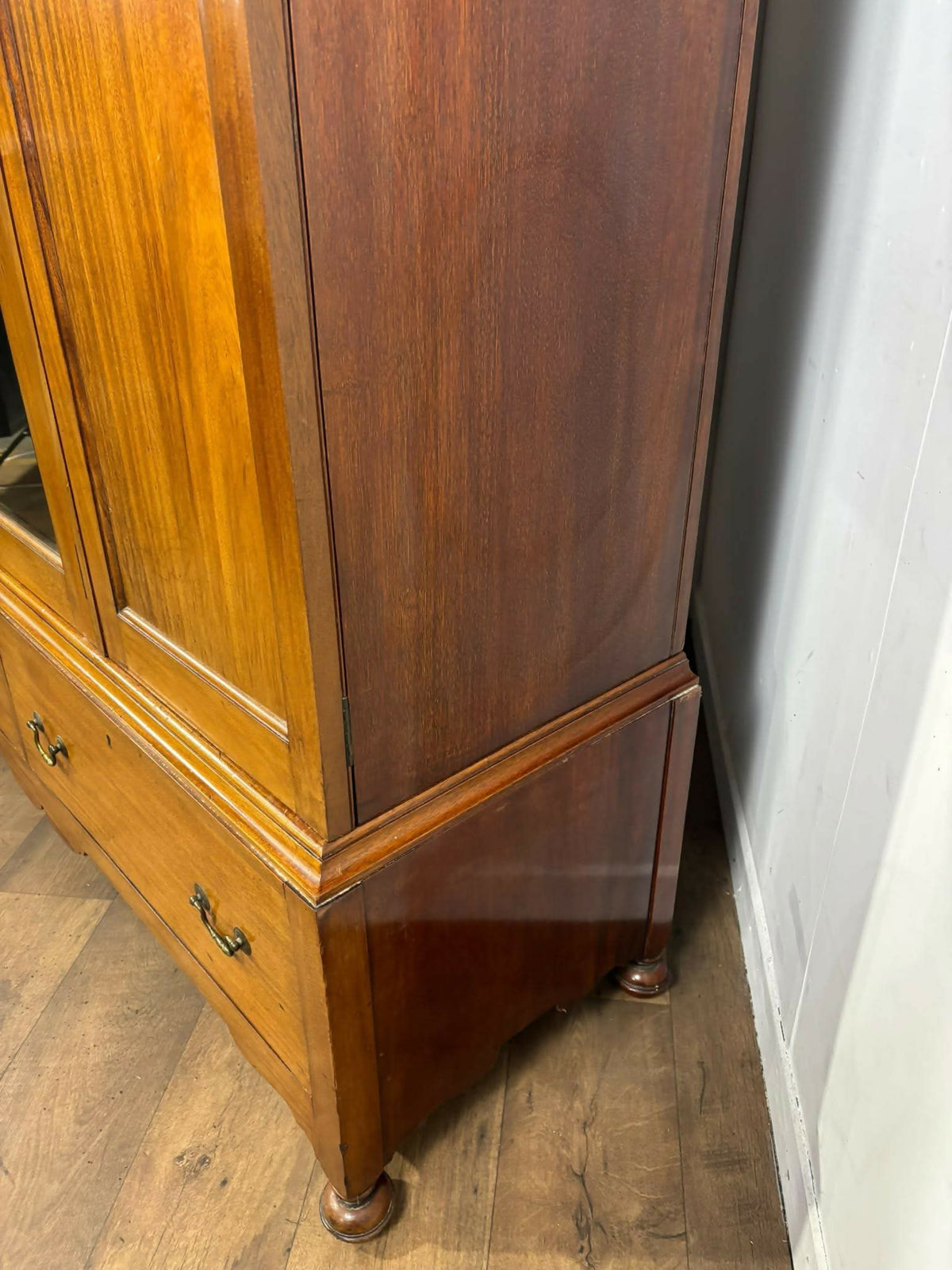 Edwardian Mahogany Triple Door Wardrobe
