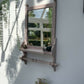 SOLD!! Please don’t order. Vintage Vanity Mirror Shelf with Rail. Bathroom mirror