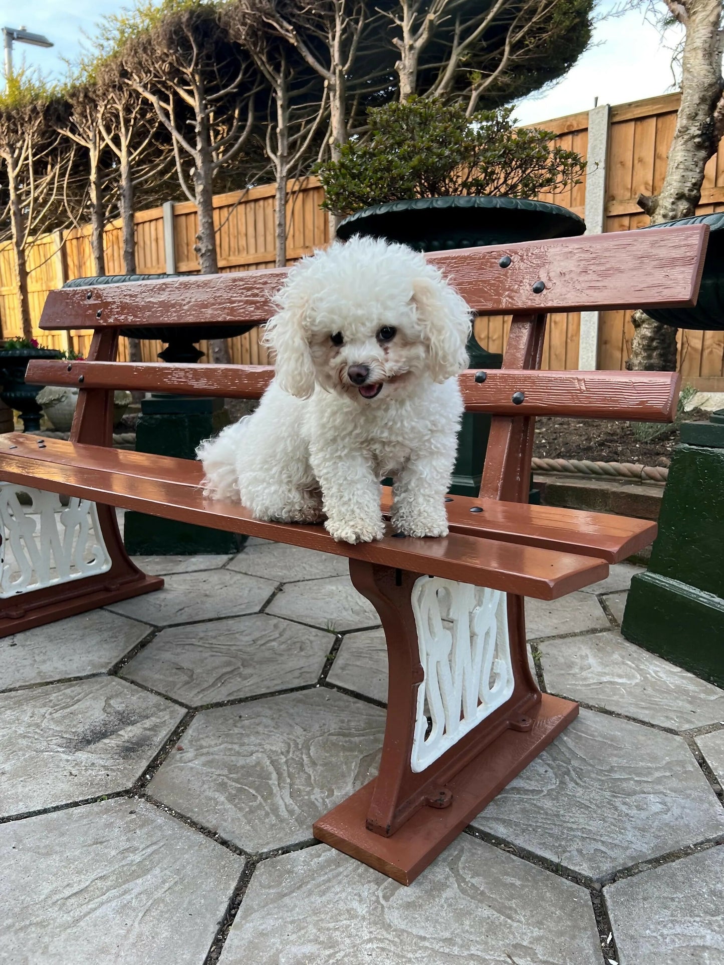 Original GWR Vintage Platform Bench – Vintage Railway Seating 178cm