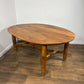 Custom Made Oval Elm Dining Table