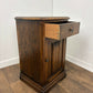 Vintage Oak Bed Side Cabinet