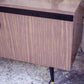Mid Century Long Sideboard - Melamine - Tapered Legs - 1960s