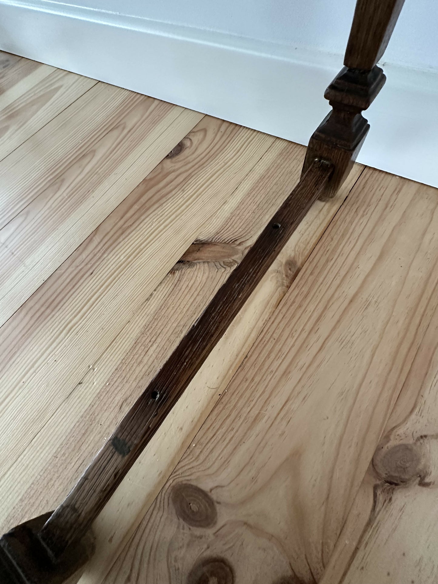 Antique Console Table Oak Side Hall Table