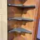 Victorian Stripped Pine Floor Standing Corner Cupboard c.1880