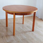 Mid century retro GDR round dining table