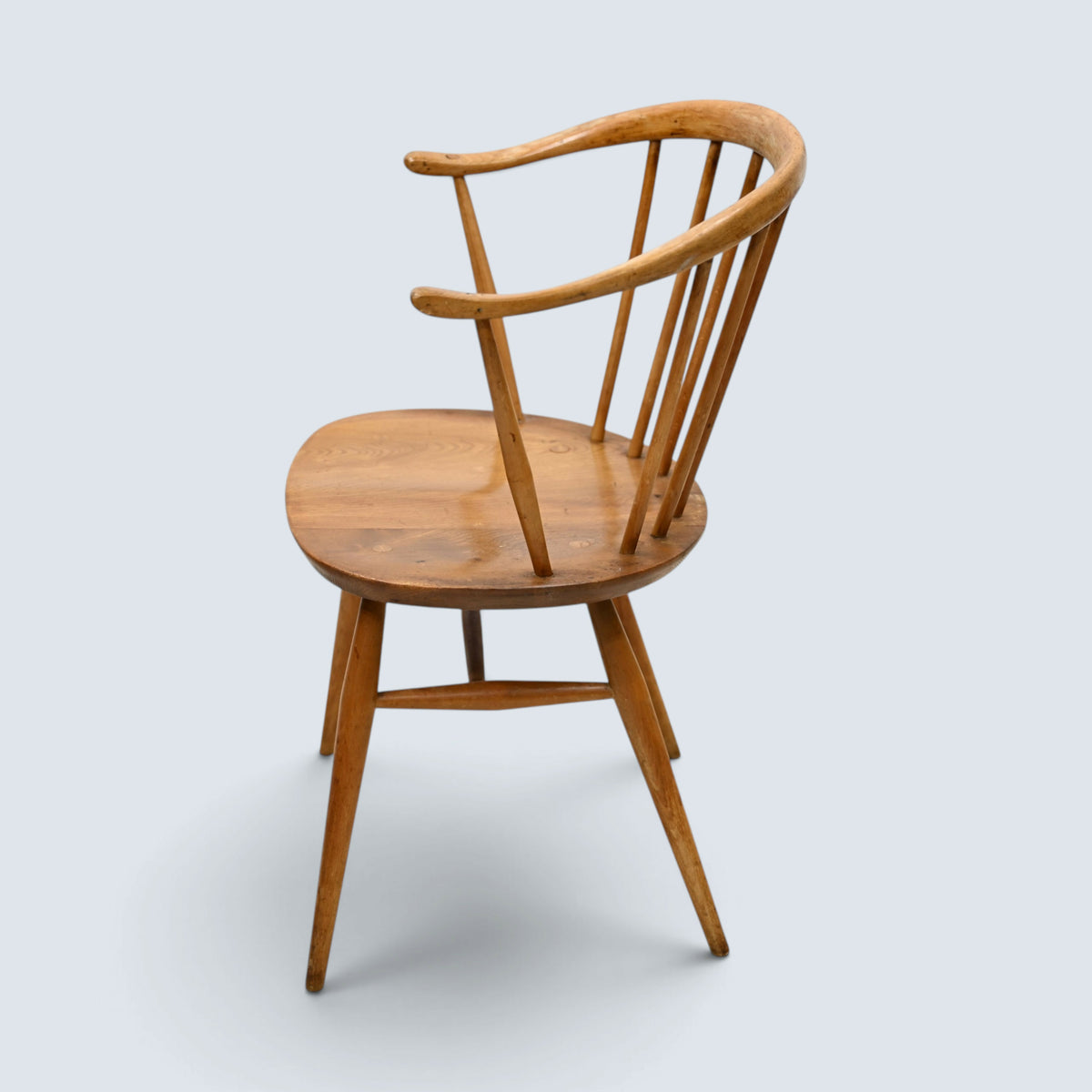 4 Ercol Windsor Dining Chairs Bow Back Cowhorn Light Model 449 FREE UK Delivery*
