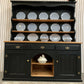 Painted Black upcycled Pine country farmhouse large 2 DOOR Welsh Dresser.