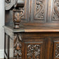 Monks Bench Antique French Style Oak Storage Hall Seat Coffee Bench LOT 6298