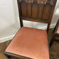 Vintage Set Of Four Oak Priory Style Dining Chairs