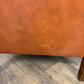 Tan Leather Chesterfield Style Wingback Armchair