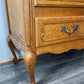 Chest of Drawers Vintage French Louis Oak with 3 Drawers Carved Cabinet LOT 4468