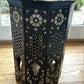 ANTIQUE SYRIAN DAMASCENE INLAID OCTAGONAL SIDE TABLE BONE MOTHER OF PEARL