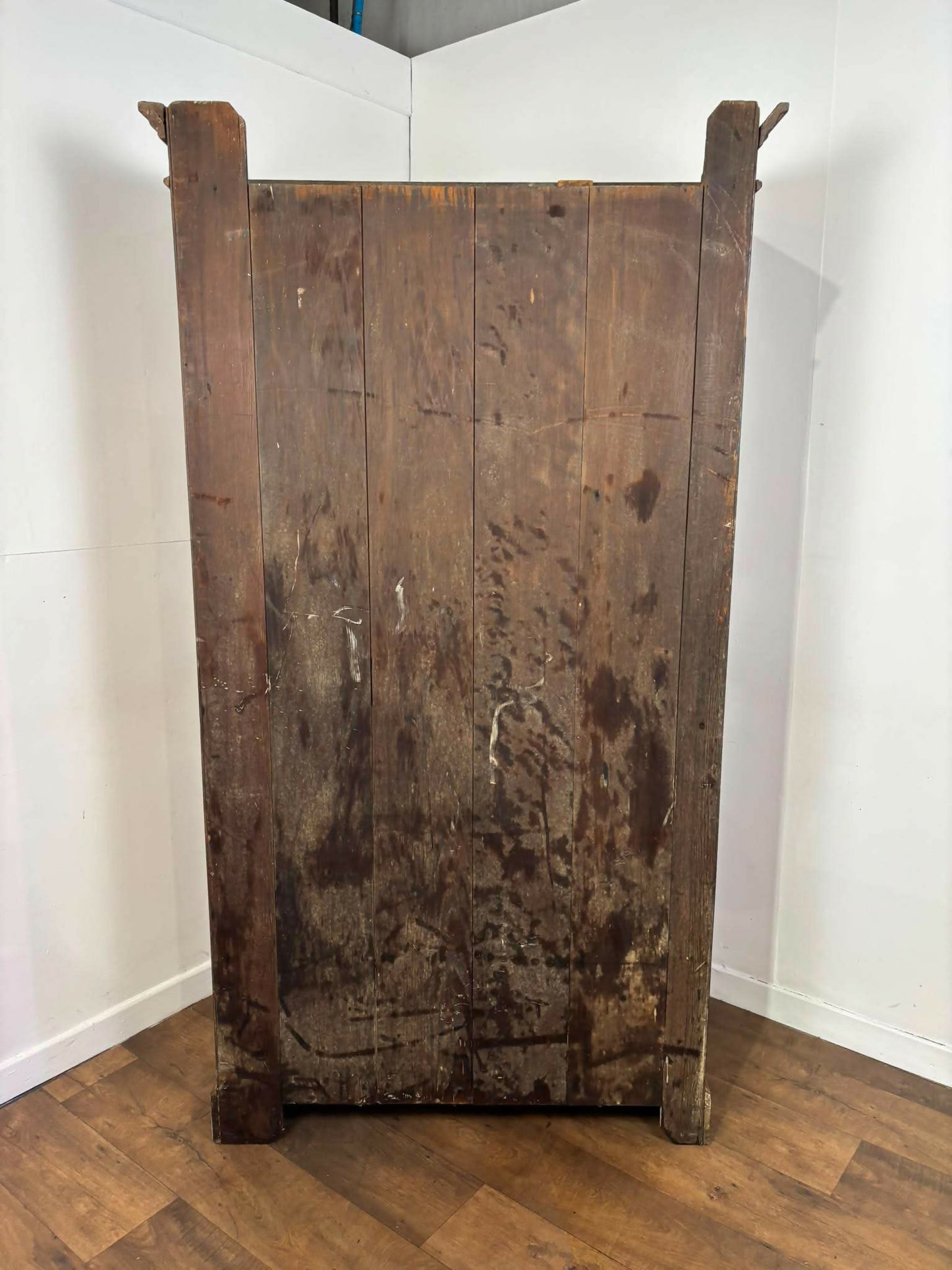 Late Victorian Satinwood Single Wardrobe