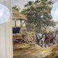 J.L. Chapman Framed Country Village Print – Horse & Cart Scene