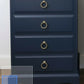 Stag minstrel navy bedside cabinets