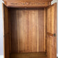 Wardrobe Antique French Oak Two Door Mirrored Carved Armoire Cabinet LOT 6153