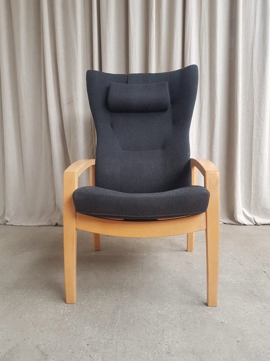 Vintage Mid Century Design Danish Beech Recliner Chair Farstrup Scandi Retro R266