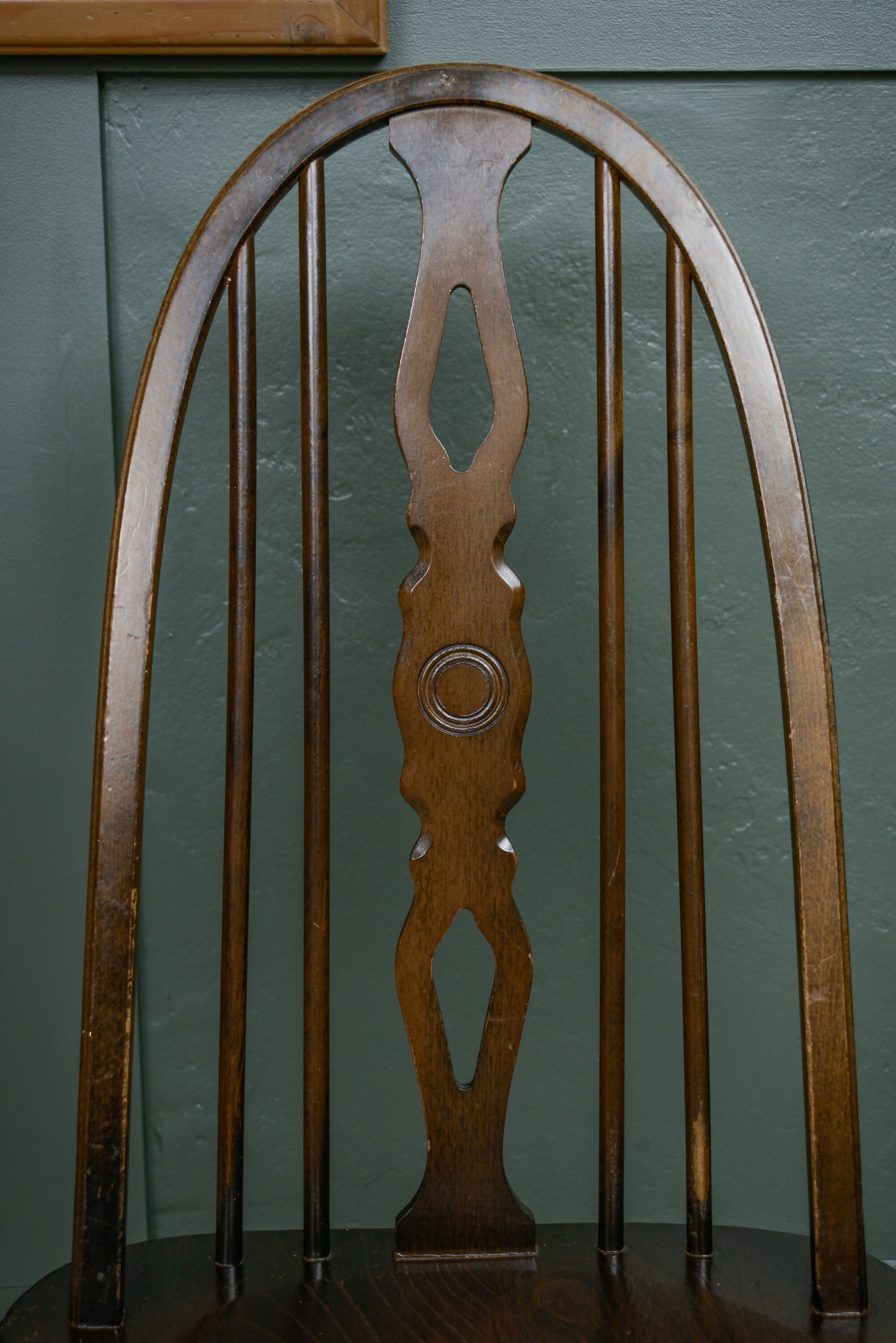 6 Elm Dining Chairs by Glenister - Hoop Back - 2 Carvers
