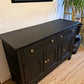 Newly refurbished oak sideboard black by Webber furniture