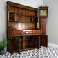 Oak Welsh Dresser by Batheaston Furniture with Plate Rack and Keys