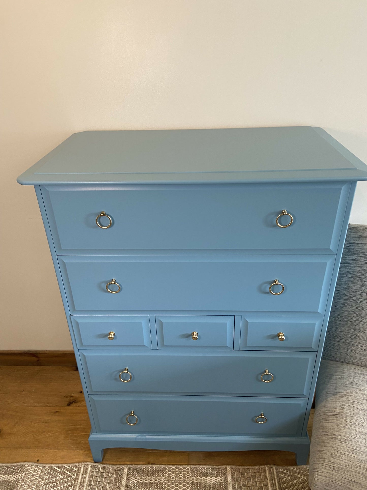 NOW SOLD Stag Seven Drawer Tallboy