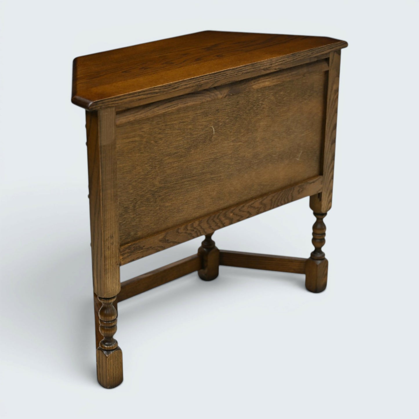Old Charm Canted Table Hall Table Cupboard Light Oak Finish FREE UK Delivery
