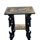 Antique Anglo Asian Ebonised Elephant side table