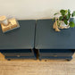 Stag bedside cabinets one drawer, pair