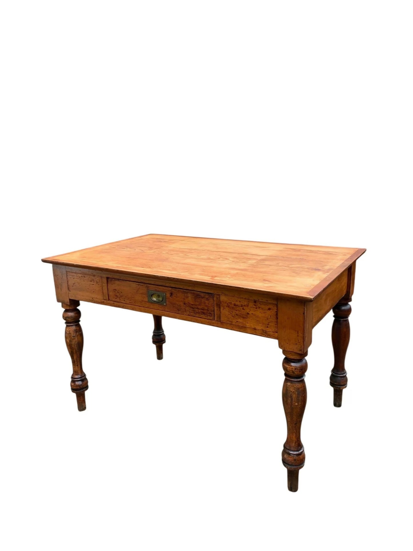 Antique Victorian 19th C Pine writing table